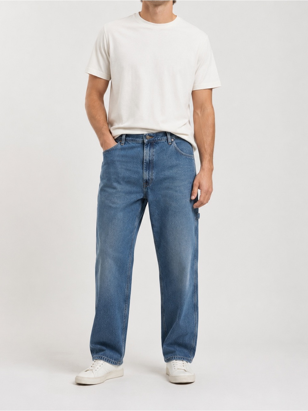 KEY Men’s Fleece Lined Carpenter Jeans Relaxed Fit 38x32